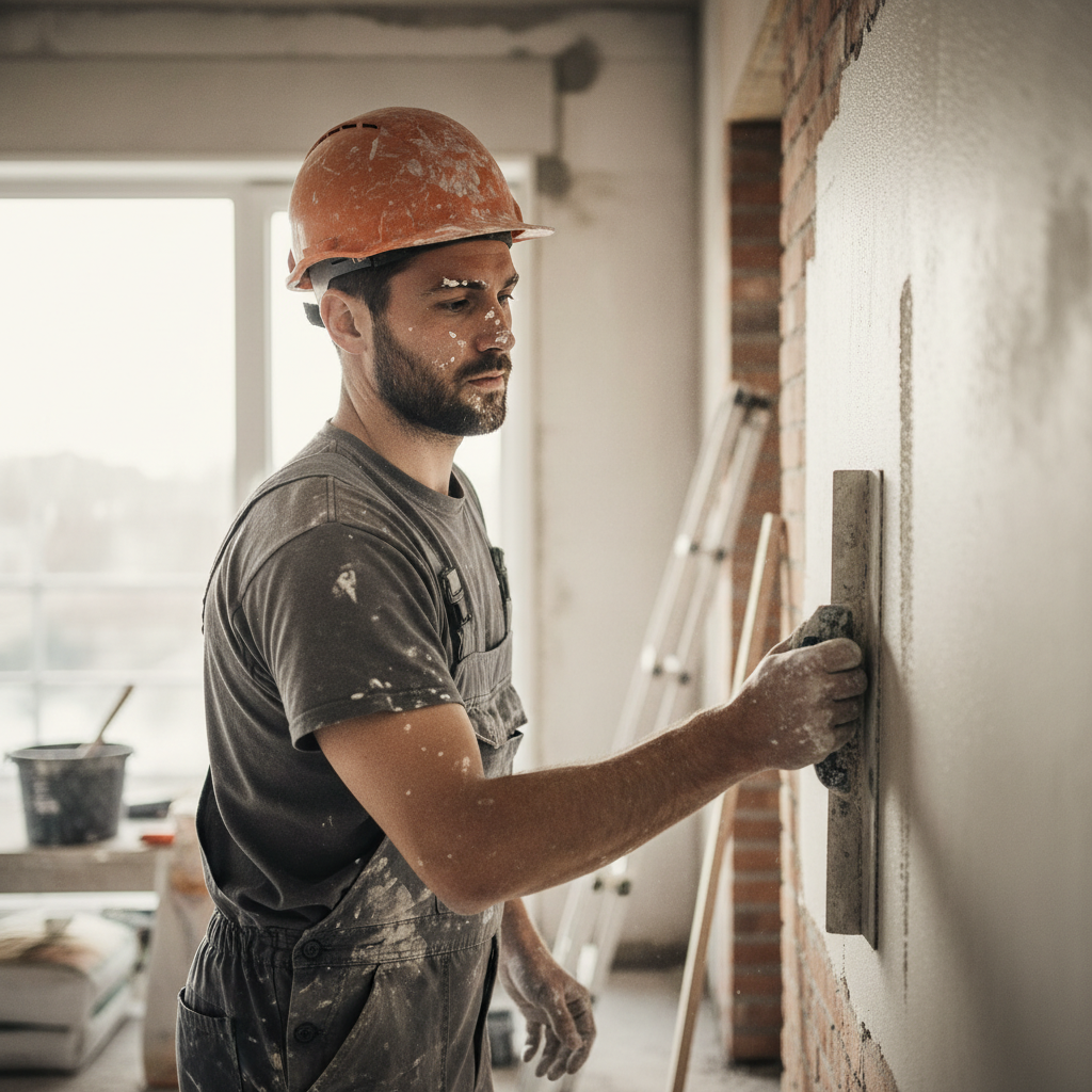 Muurafwerking en wandverfraaiing